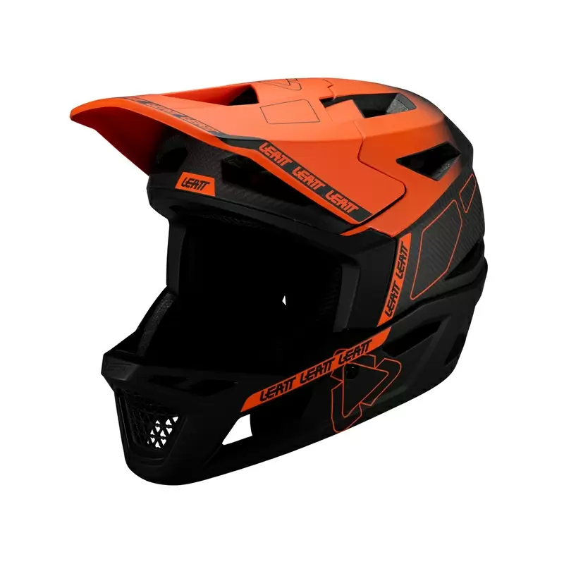 Casco MTB Gravity 6.0 Carbon V25 Nero/Arancio Taglia L (59-60cm) #6