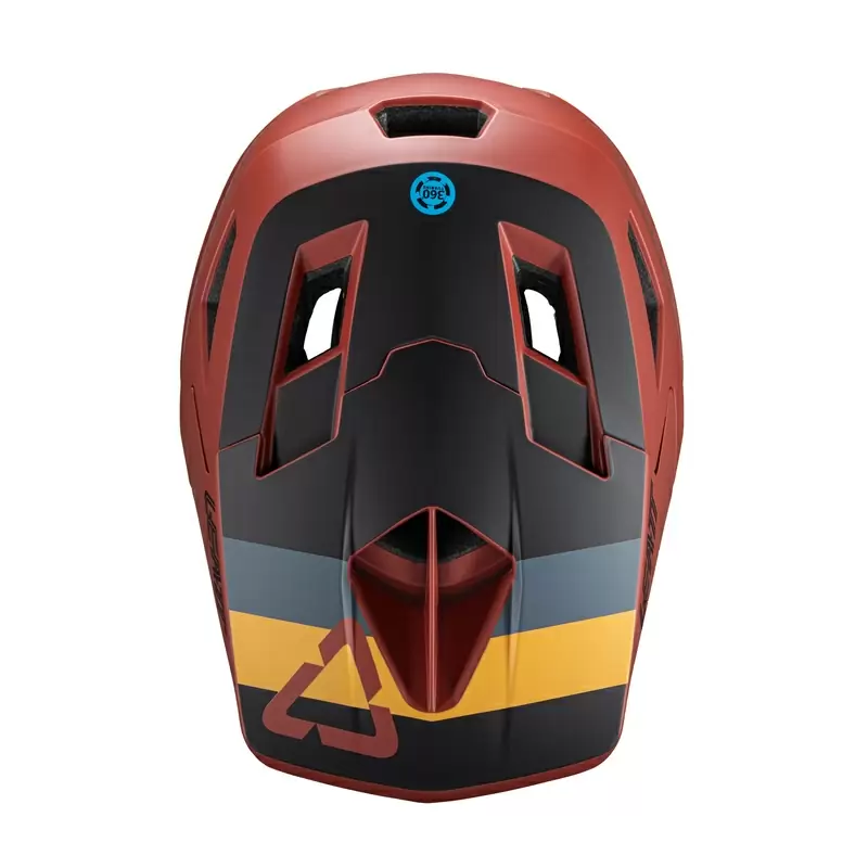 Casco MTB Gravity 4.0 V25 Rosso/Nero Taglia L (59-60cm) #5