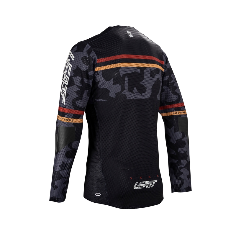 Maglia Maniche Lunghe MTB Gravity 4.0 Bambino Nero Taglia M (130-140cm)