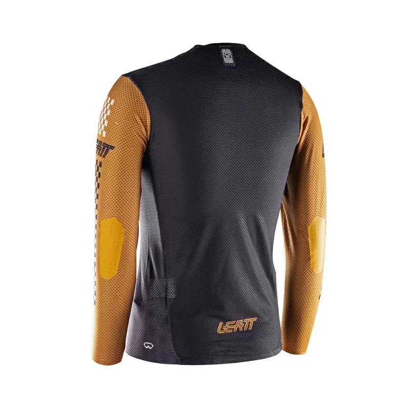 MTB Gravity 4.0 Langarmtrikot Kind Schwarz/Braun Größe M (130-140cm) #14