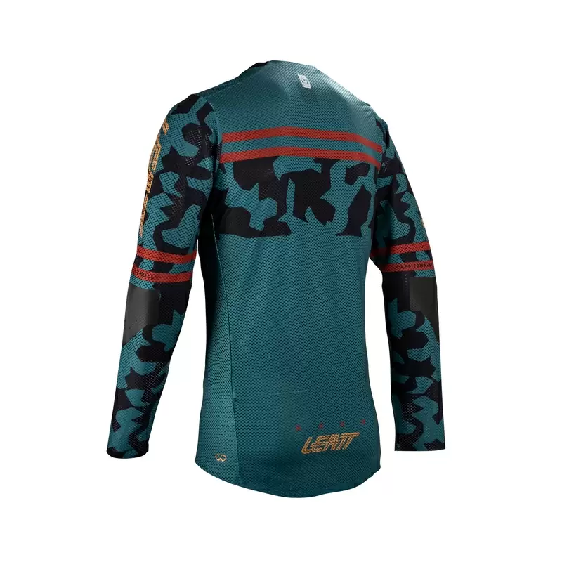 Maglia Maniche Lunghe MTB Gravity 4.0 Bambino Blu/Nero Taglia M (130-140cm) #8