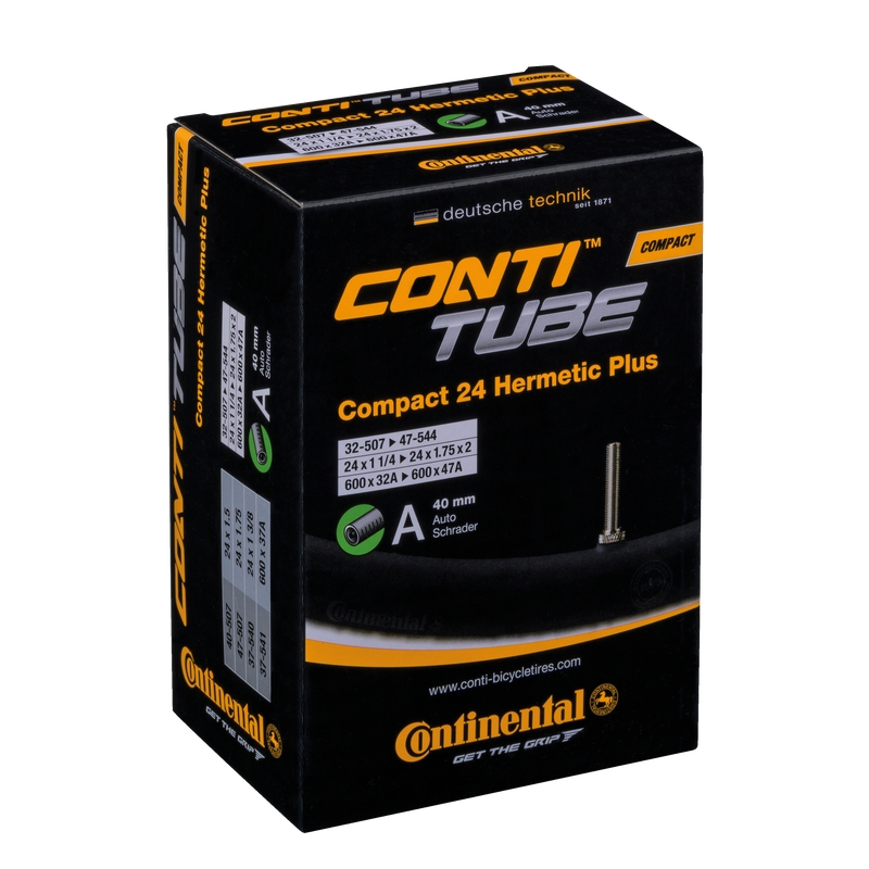 Camera D’Aria Compact 24 Hermetic Plus 24x1 1/4-1,75 Valvola Schrader 40mm