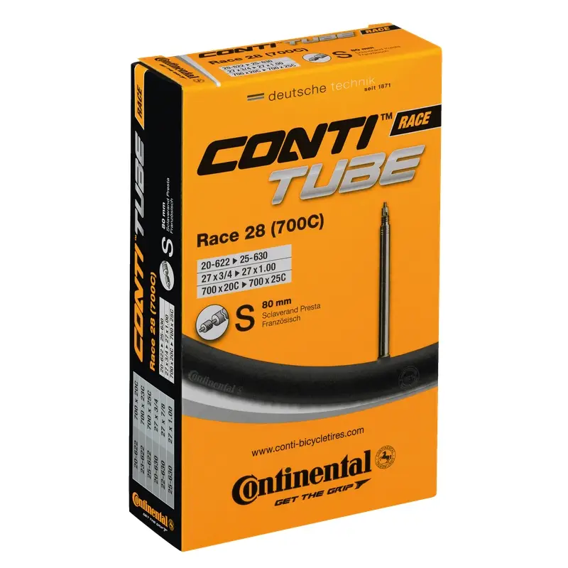 Cámara de Aire 700x20-25 Race Presta Valve 80mm #1