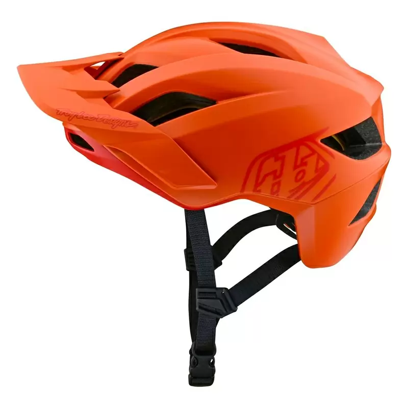 MTB Flowline Point helmet with 14 orange ventilation holes size m/l #1