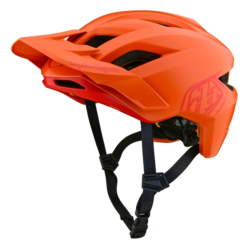 Mtb Flowline Point helmet with 14 orange ventilation holes size XL/XXL