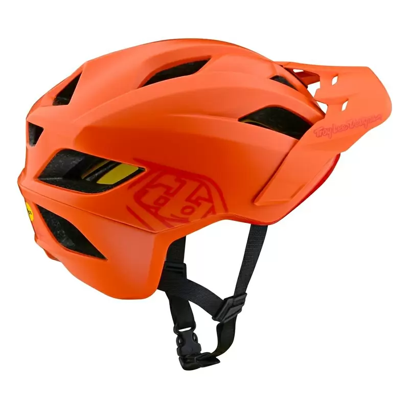 Mtb Flowline Point helmet with 14 orange ventilation holes size XL/XXL #2