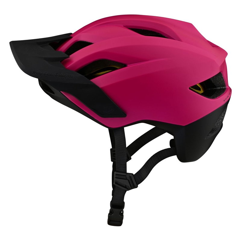 Casco de línea de flujo MTB con 14 orificios de ventilación negro/rojo tamaño XS/s
