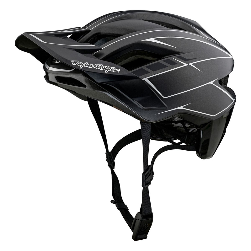 Casco MTB SE FLOWLINE PINSTRIPE con 14 fori di ventilazione nero Taglia M/L