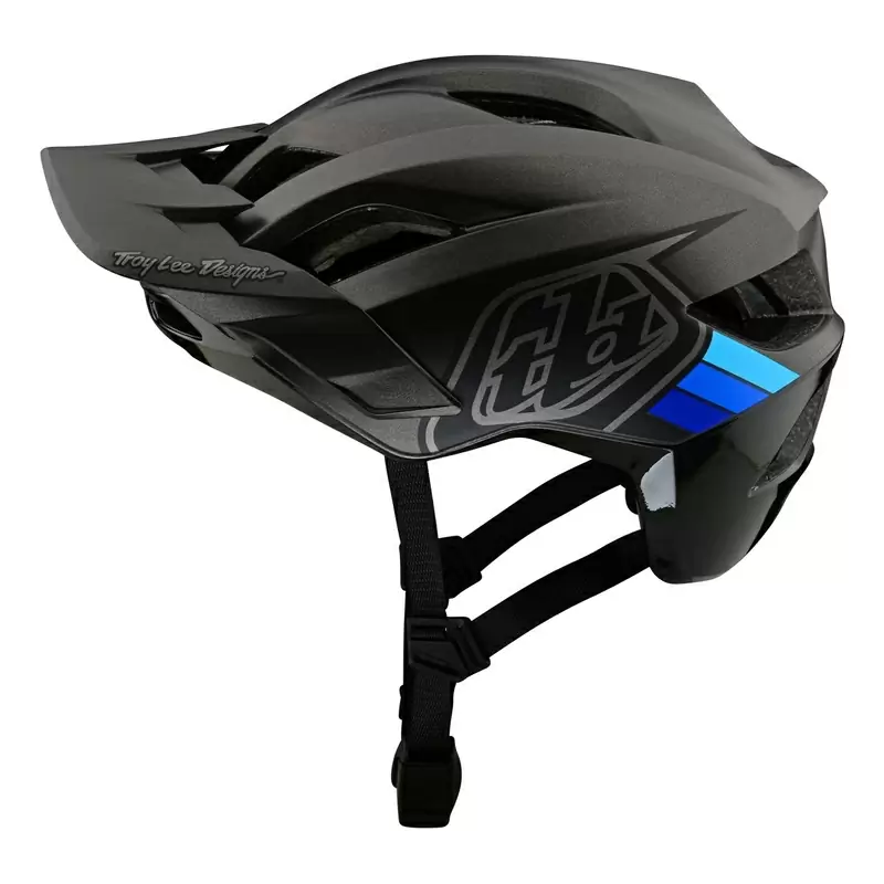 MTB Flowline -Helm, wenn Abzeichen mit 14 schwarzen Lüftungslöchern Größe xs - image