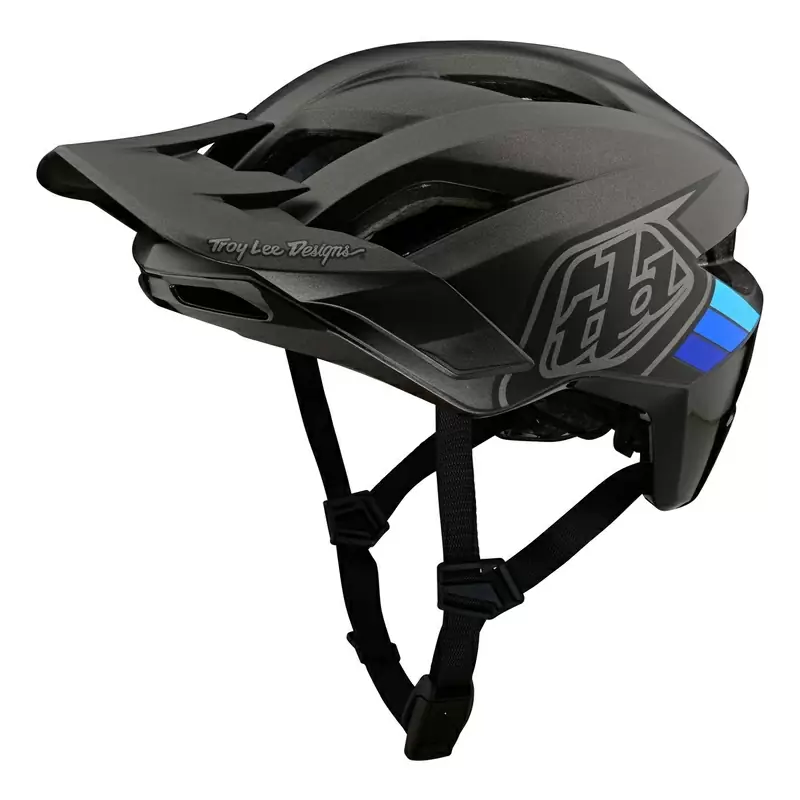 MTB Flowline -Helm, wenn Abzeichen mit 14 schwarzen Lüftungslöchern Größe xs #1