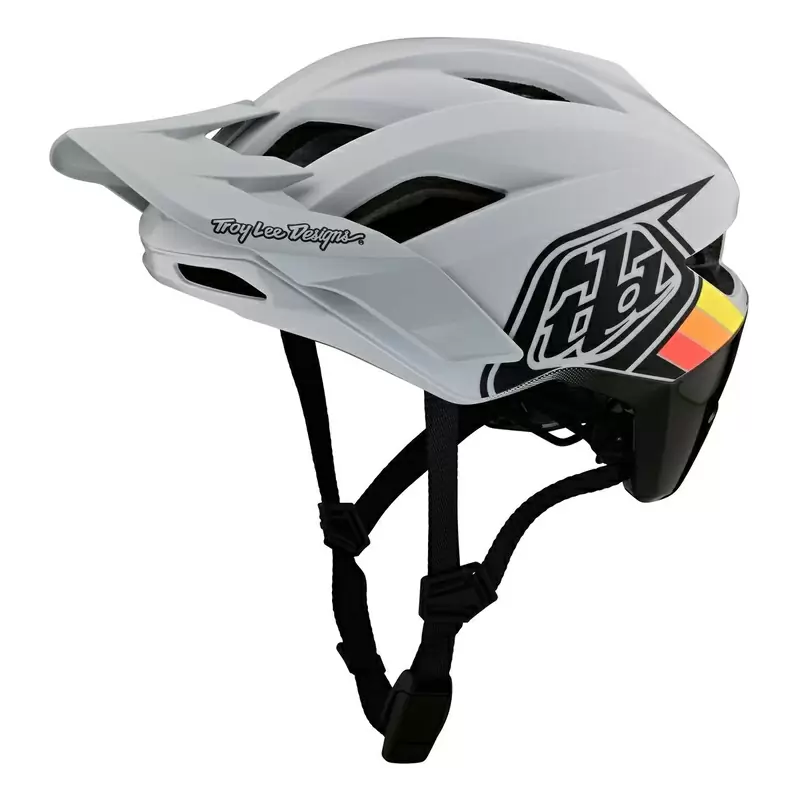 Casque de ligne de flux pour VTT Si badge avec 14 trous de ventilation blanc Taille L #1