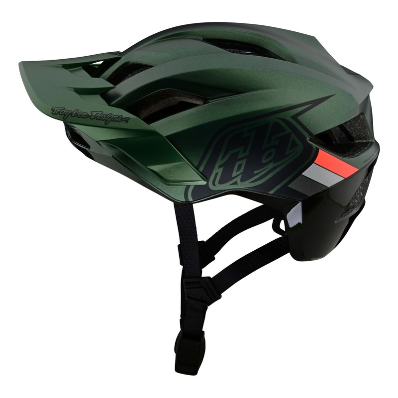 Mtb flowline helmet if badge with 14 green ventilation holes size XS