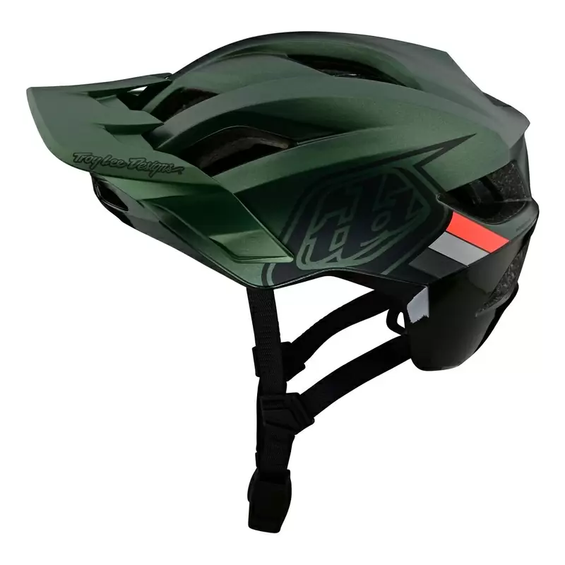 Mtb flowline helmet if badge with 14 green ventilation holes size XS - image