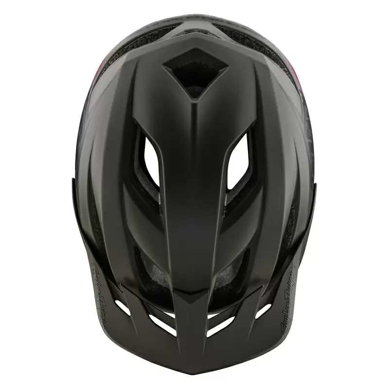 Capacete MTB se o emblema da linha de fluxo com 14 orifícios de ventilação azul tamanho m/l #3