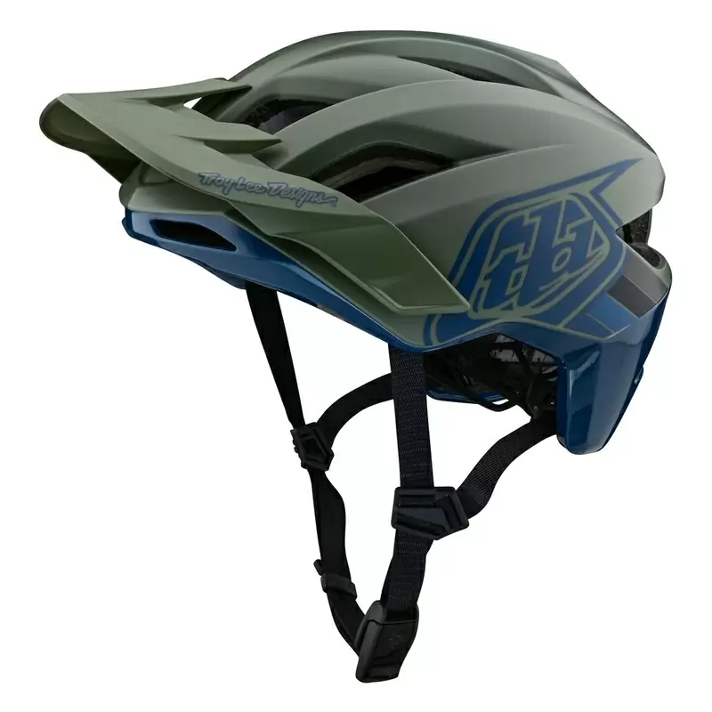 Capacete MTB se o emblema da linha de fluxo com 14 orifícios de ventilação verde tamanho XS/S - image
