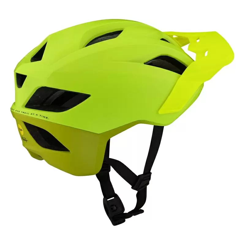 MTB Flowline -Helm mit 14 gelben Lüftungslöchern xs/s #1