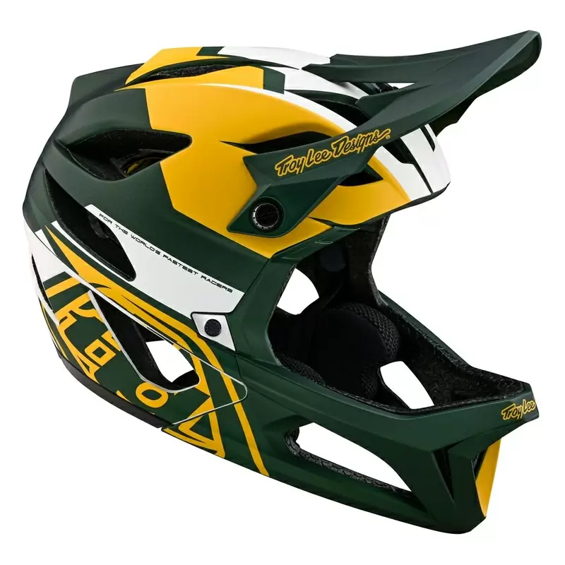 Casco Integrale MTB STAGE VECTOR Verde/Giallo Taglia M/L (57-59cm) #4