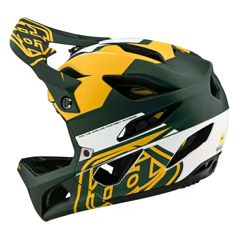 Casco Integrale MTB STAGE VECTOR Verde/Giallo Taglia M/L (57-59cm) #6