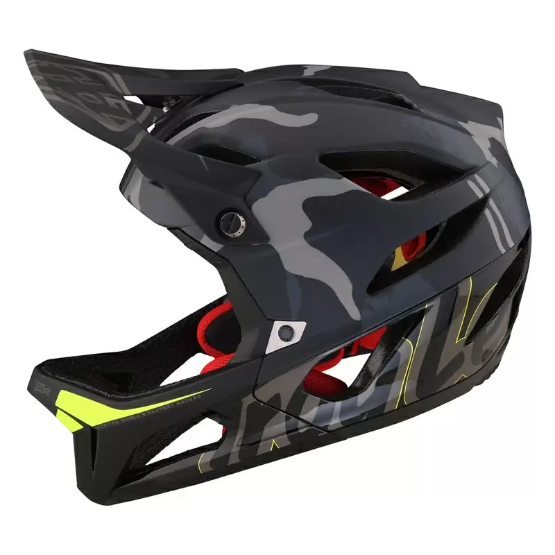 STAGE Full Face MTB Helmet Grey/Green Size M/L (57-59cm) #1