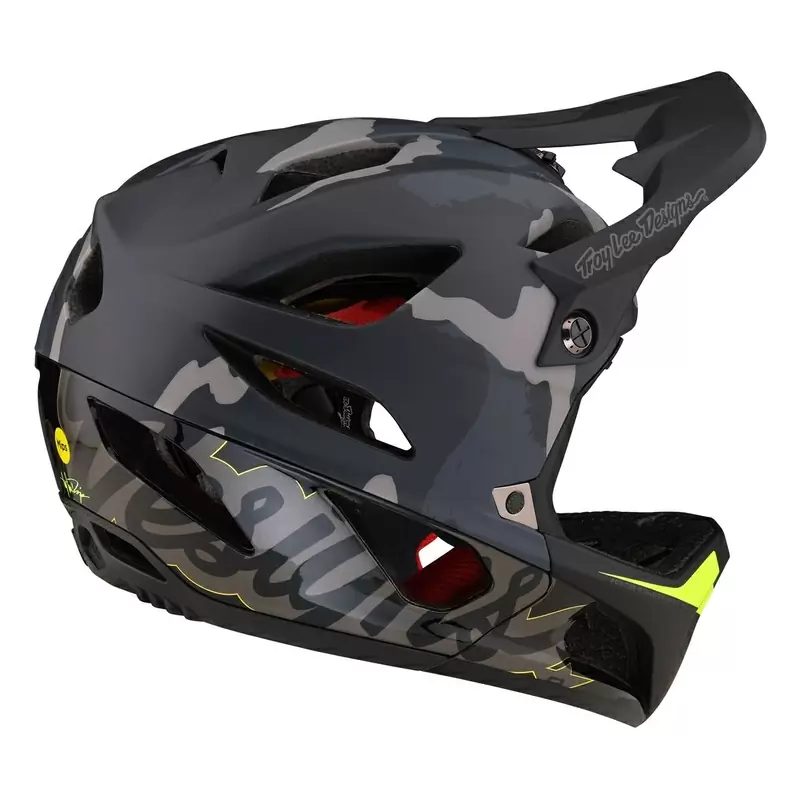 STAGE Full Face MTB Helmet Grey/Green Size M/L (57-59cm) #4