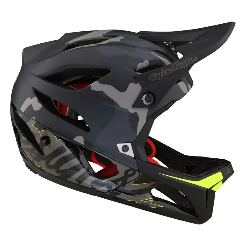 STAGE Full Face MTB Helmet Grey/Green Size M/L (57-59cm) #5