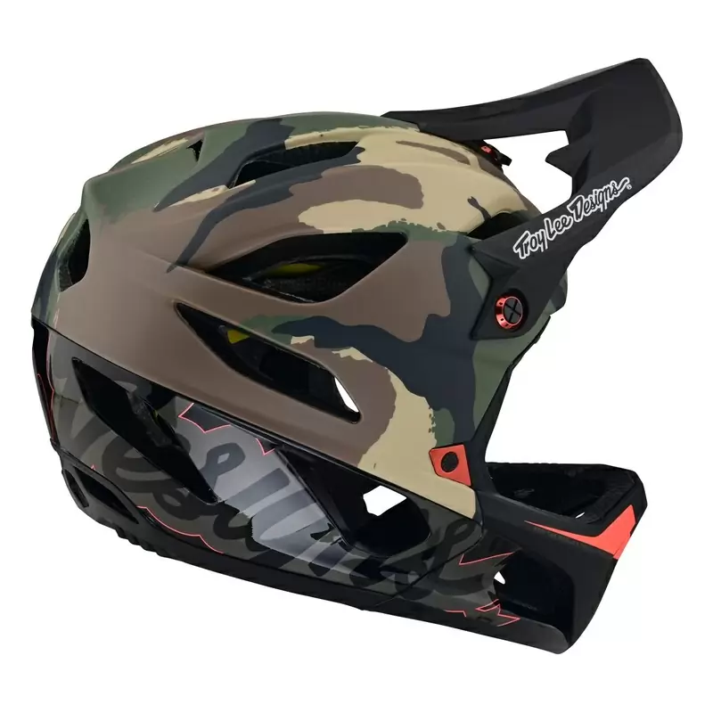 Full Face MTB Helmet STAGE Green Camo Size M/L (57-59cm) #4