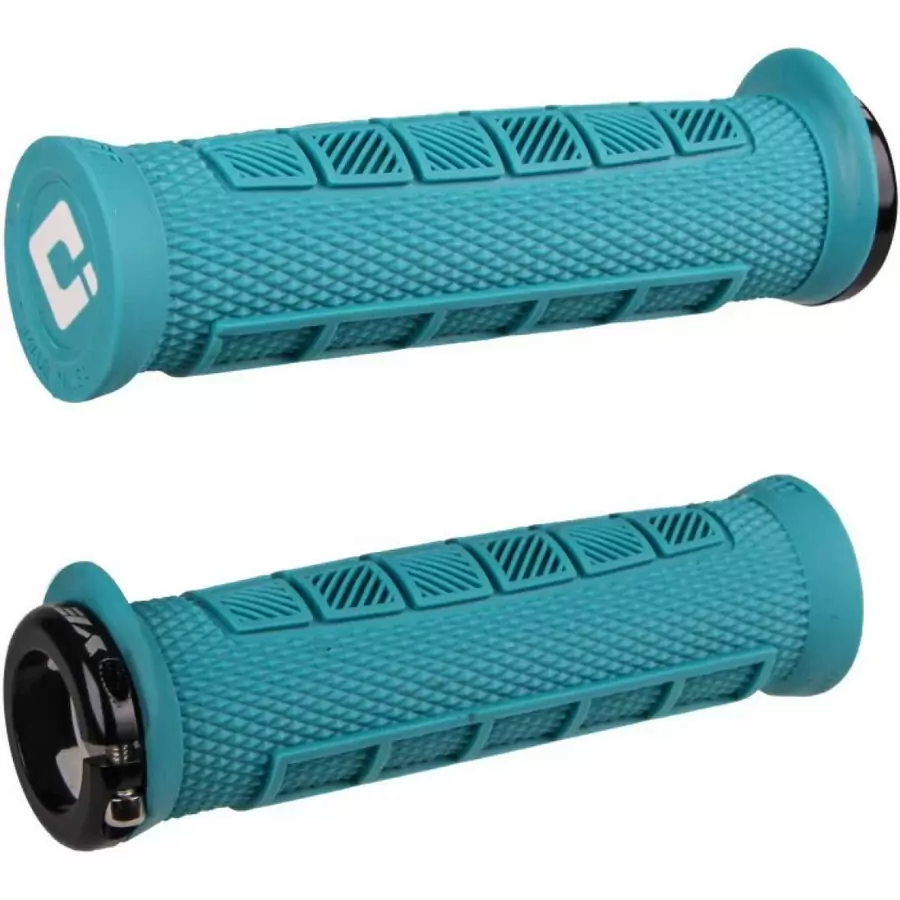 Par de puños Elite Pro V2.1 MTB 130 mm Edición especial Yeti azul - image