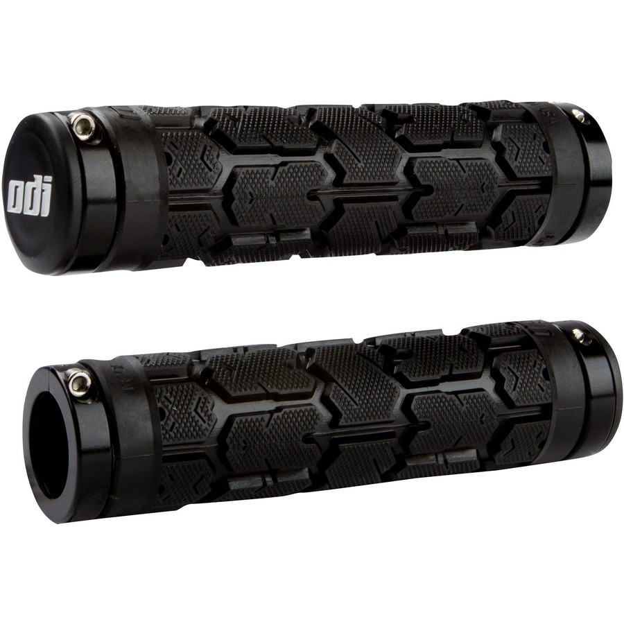 Par de puños Rogue Lock-On MTB 29,5x130 mm, paquete extra negro