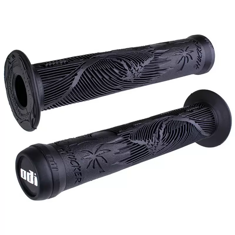 Puños HUCKER SIGNATURE CON BRIDA BMX Negro 160mm - image