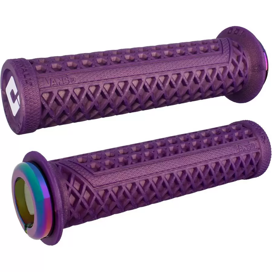 Par de punhos Vans V2.1 135mm Oil Slick MTB roxo - image