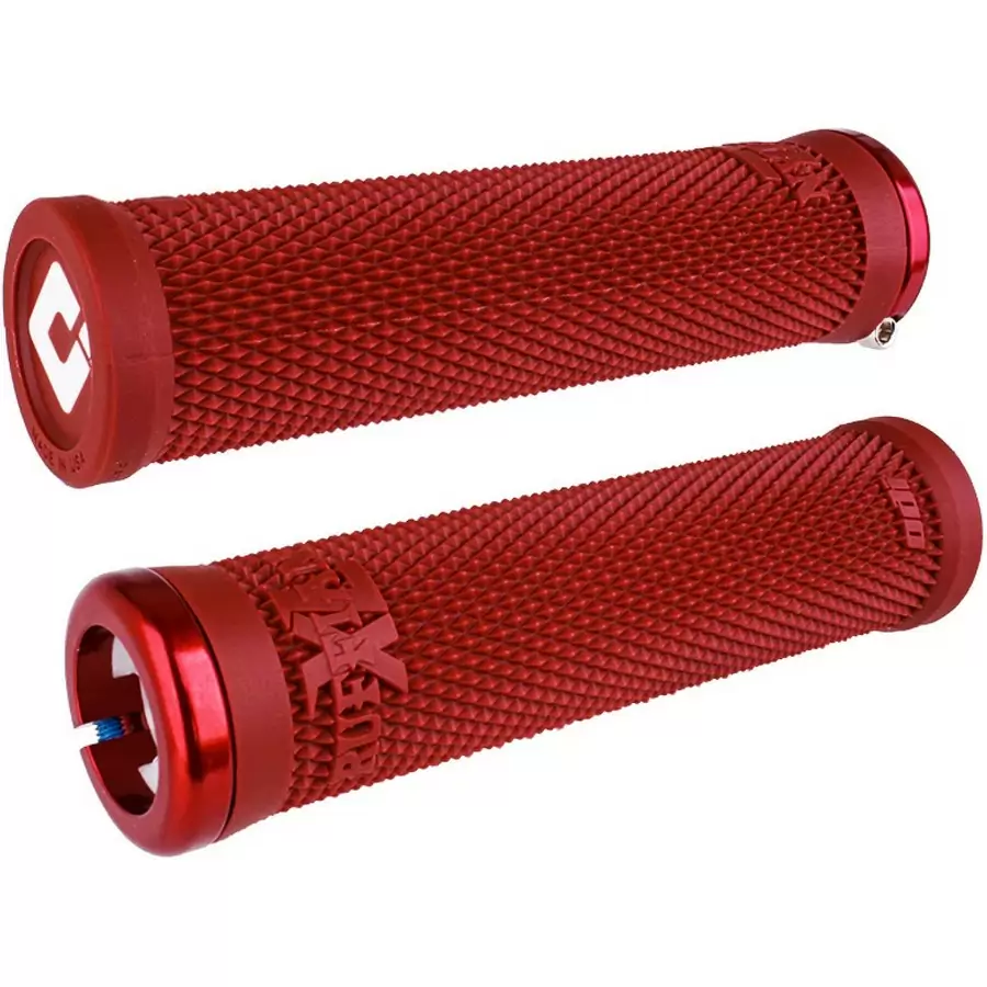 Par de puños MTB Griffe Ruffian XL V2.1 Lock-On 32 mm x 135 mm rojo - image