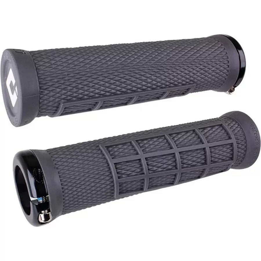 Par de puños MTB Elite Flow Lock-On 2.1 130 mm gris/negro - image
