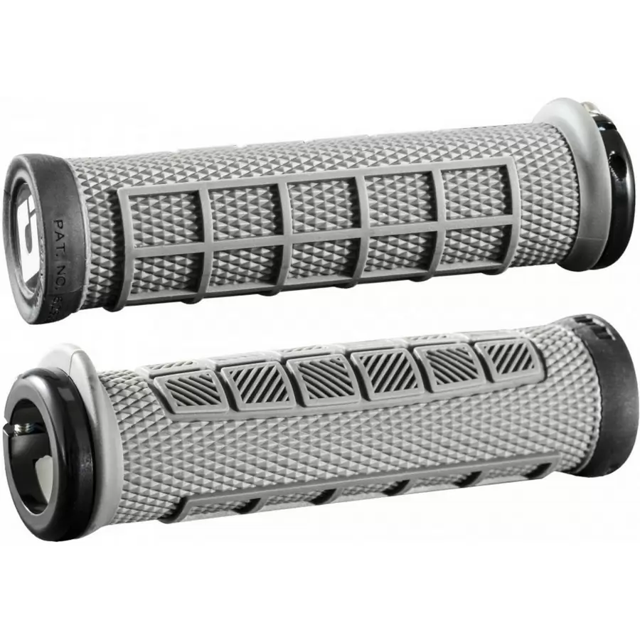 Par de puños MTB Elite Pro Lock-On 2.1 130 mm gris/negro - image