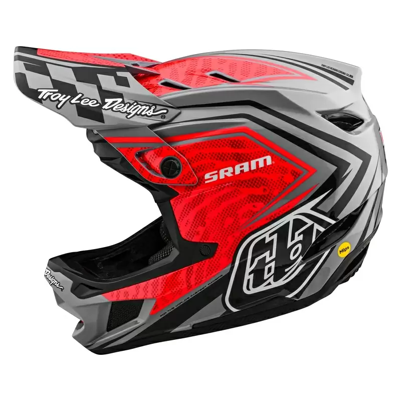 Casco MTB D4 CARBON SRAM Rosso Taglia XS (53-54cm) #1