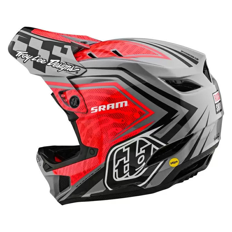 Casco MTB D4 CARBON SRAM Rosso Taglia XS (53-54cm) #2