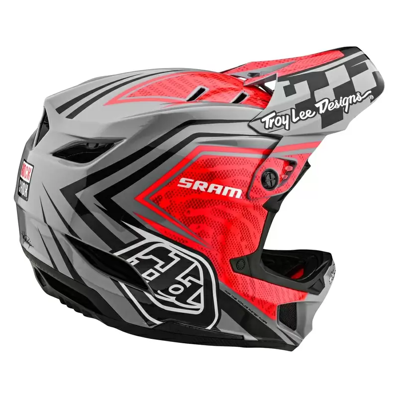 Casco MTB D4 CARBON SRAM Rosso Taglia XS (53-54cm) #4