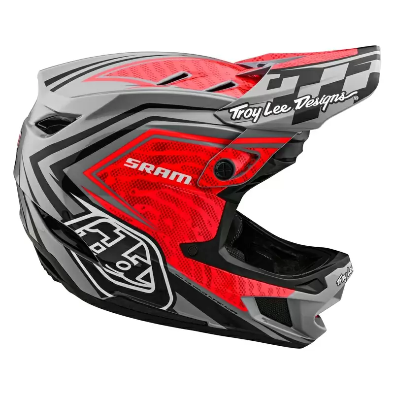 Casco MTB D4 CARBON SRAM Rosso Taglia XS (53-54cm) #5