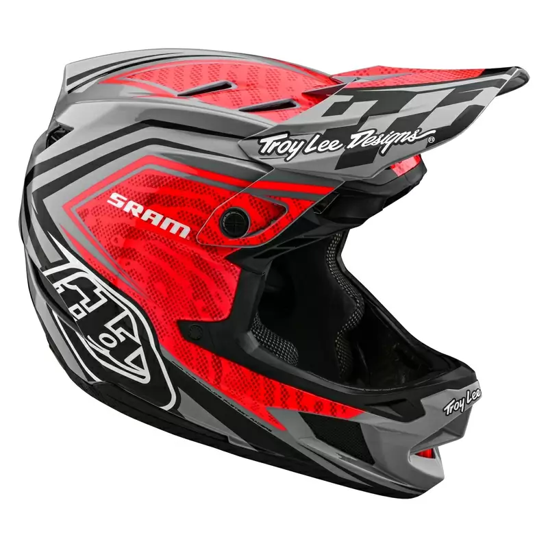 Casco MTB D4 CARBON SRAM Rosso Taglia XS (53-54cm) #6