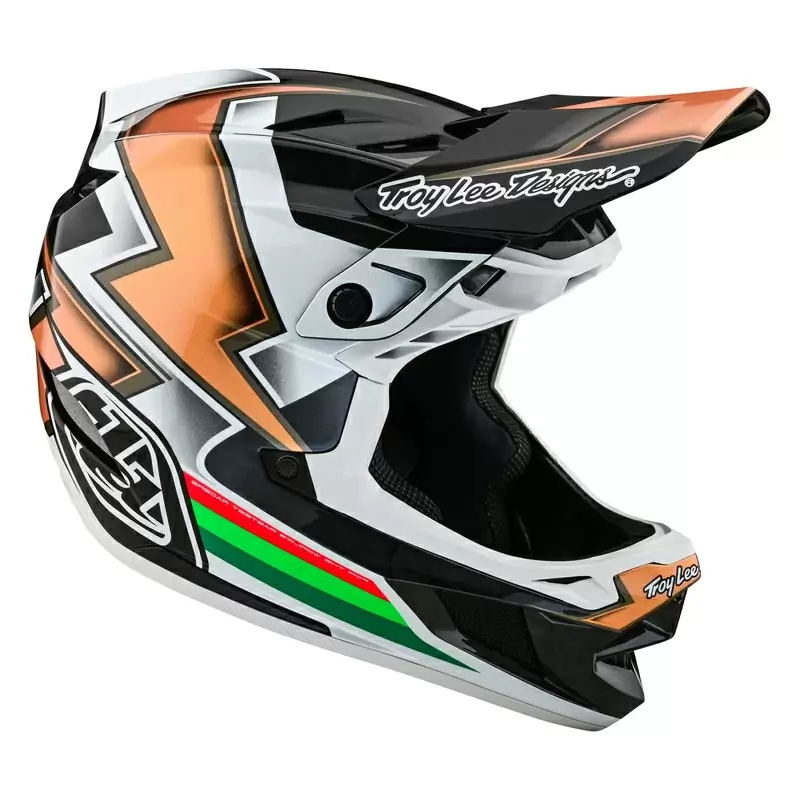 Casco MTB D4 CARBON EVER Nero Giallo/Bianco Taglia XS (53-54cm) #6