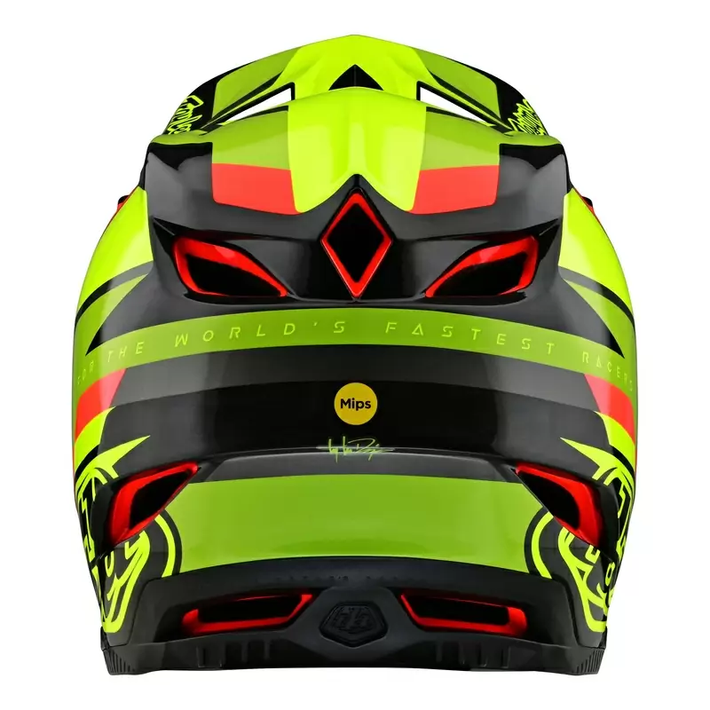 Casco MTB D4 CARBON OMEGA Nero/Giallo Taglia XS (53-54cm) #2