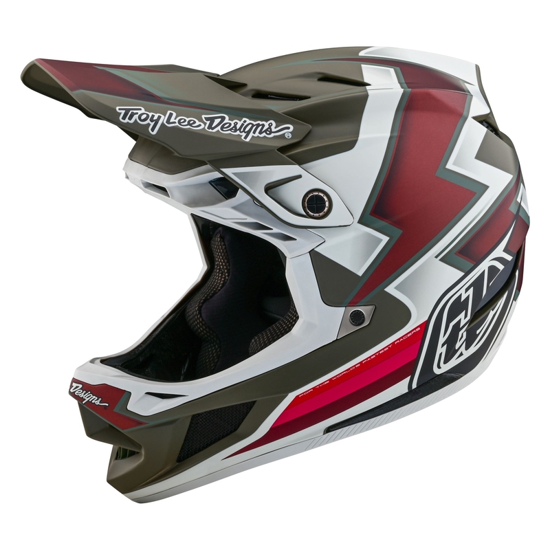 Casco MTB D4 COMPOSITE EVER Bianco/Rosso Taglia M (57-58cm)