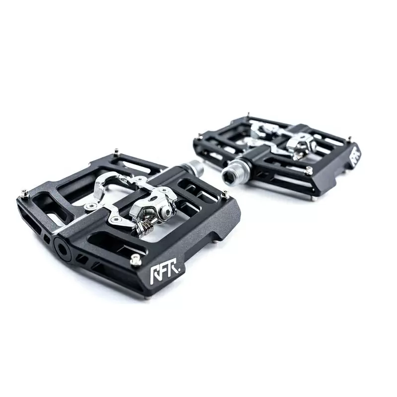 Par de Pedales MTB Doble Función Planos y Automáticos SL Negro - image