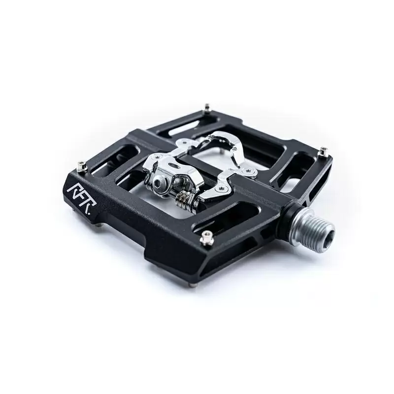 Par de Pedales MTB Doble Función Planos y Automáticos SL Negro #2