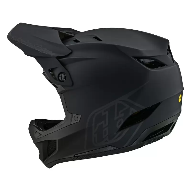 Casco MTB D4 POLYACRYLITE STEALTH Nero Taglia XS (53-54cm) #5