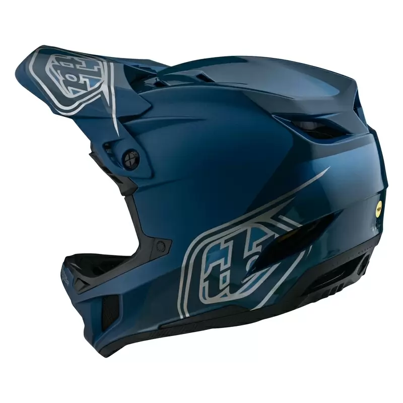 Casco MTB D4 POLYACRYLITE SHADOW Blu Taglia S (55-56cm) #3