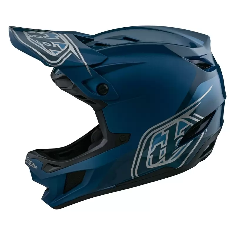 Casco MTB D4 POLYACRYLITE SHADOW Blu Taglia L (58-59cm) #4