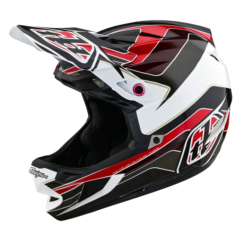 Casco MTB D4 POLYACRYLITE BLOCK Rosso Taglia L (58-59cm)