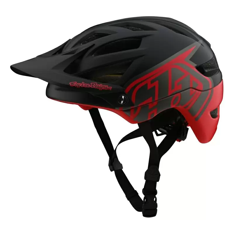 Mtb a1 mips clássico ventilado e com protetor mips® preto/vermelho tamanho xs #1