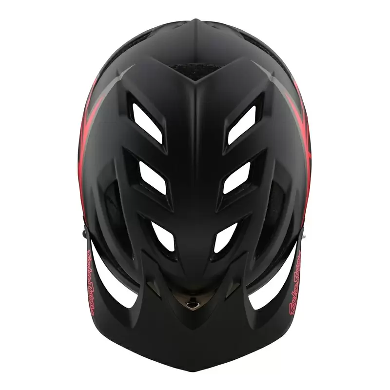 Mtb a1 mips clássico ventilado e com protetor mips® preto/vermelho tamanho xs #3