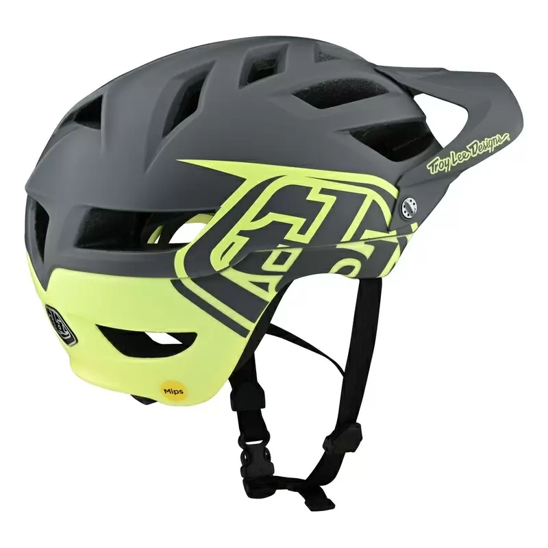 MTB A1 mips clássico Tecnologia ventilada e protetora MIPS® Amarelo/cinza tamanho XS #3